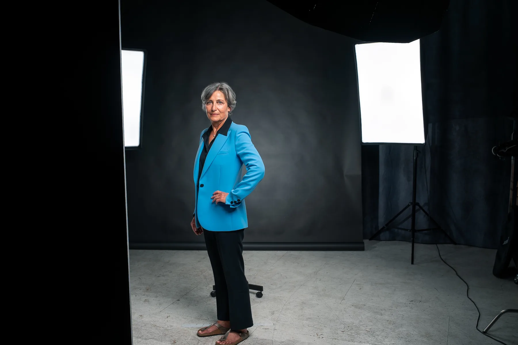 Installation studio pour un business headshot Snapshot Media